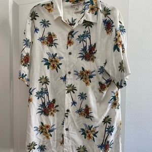 Burma Bibas Casual Aloha Travel Shirt SZ M